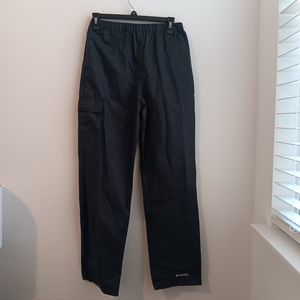 Columbia Rain Pants Kids Size Large Black Waterproof